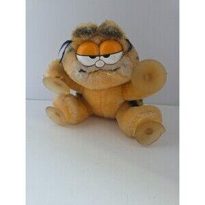Garfield vintage 1981 Dakin Plush Window Suction Cup Toy 7"